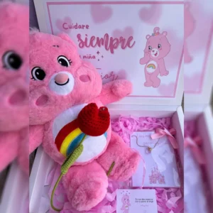 Box Romántico “Osito Cariñosito Rosado”